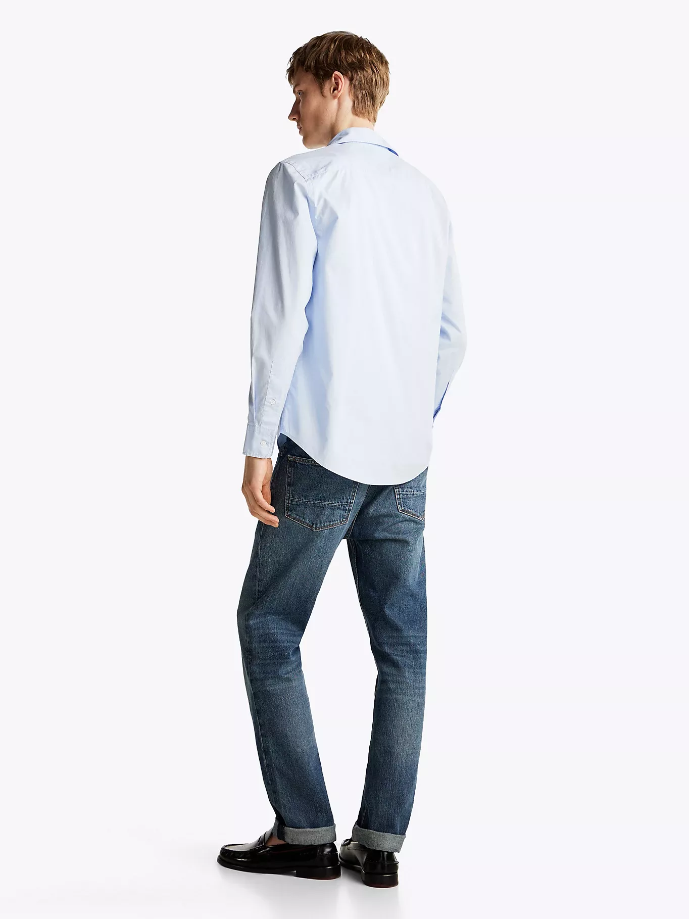 Chemise ajustée en popeline TH Flex