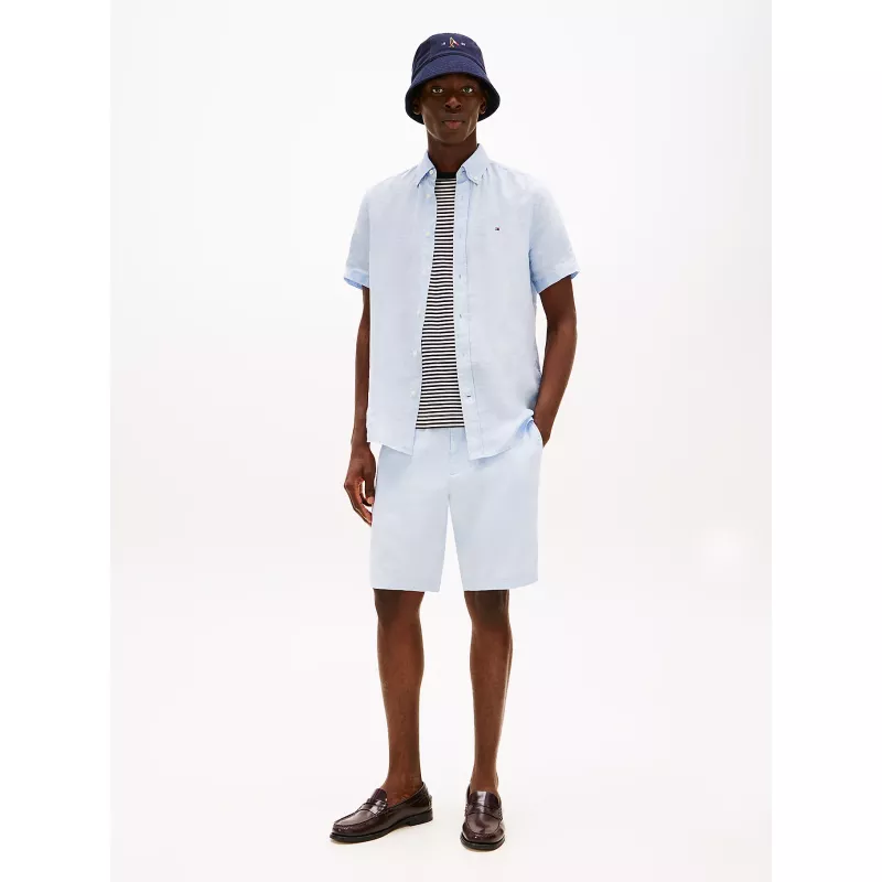 Short Harlem décontracté en lin mélangé