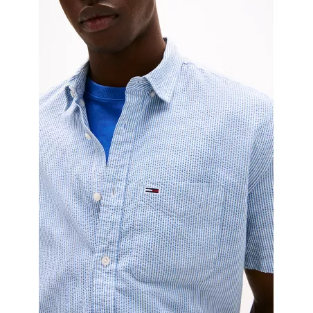 Chemise standard à rayures et manches