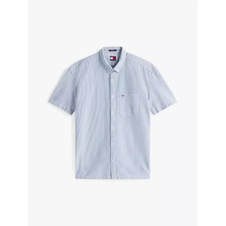 Chemise standard à rayures et manches