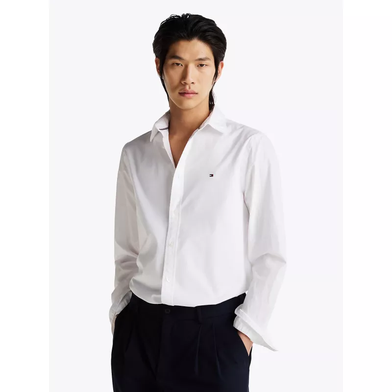Chemise ajustée en popeline TH Flex