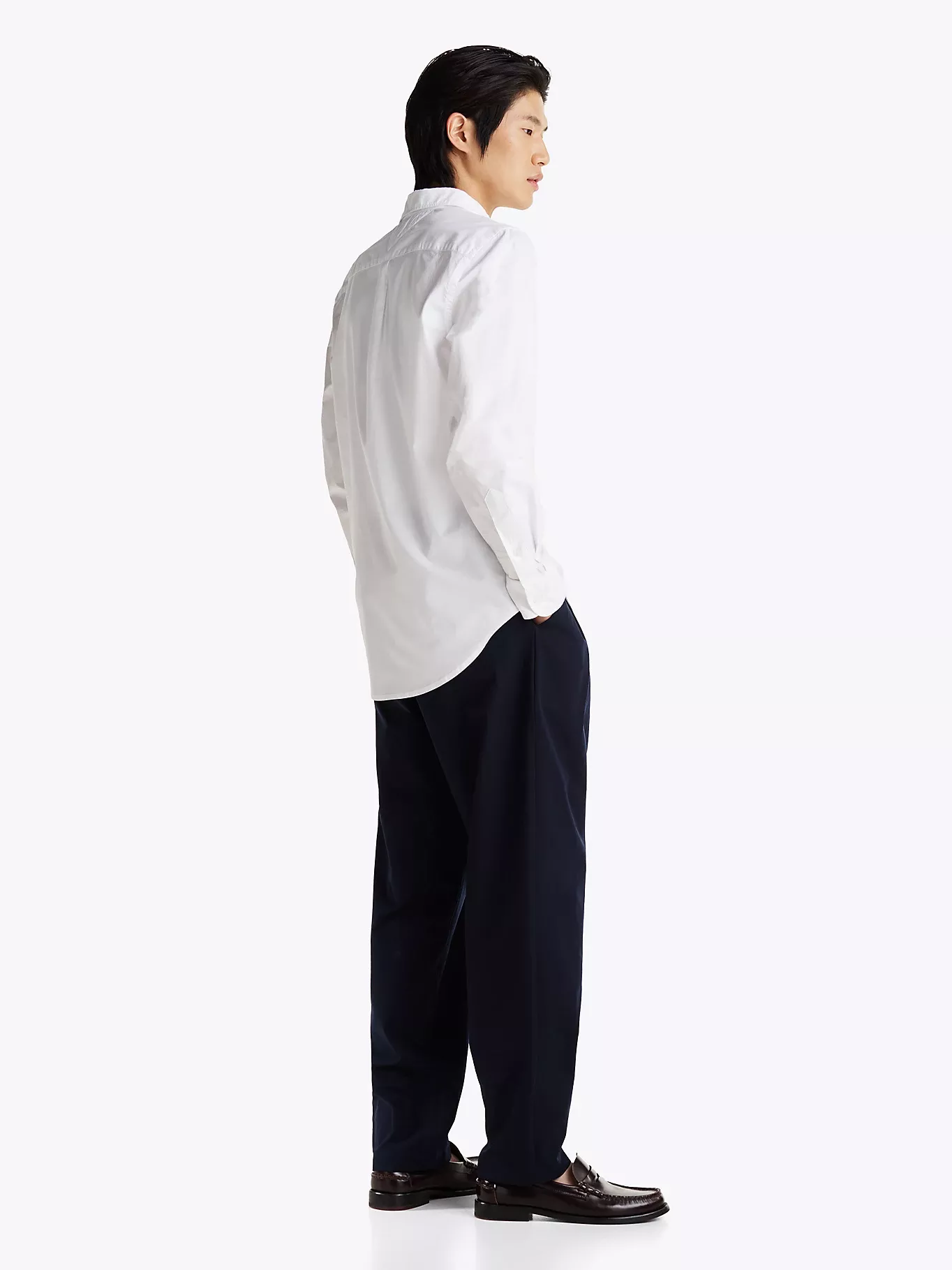 Chemise ajustée en popeline TH Flex