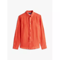 Chemise coupe standard en pur lin