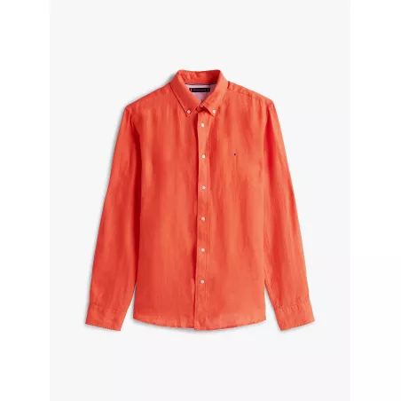 Chemise coupe standard en pur lin