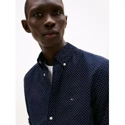 Chemise coupe standard à pois TH Flex