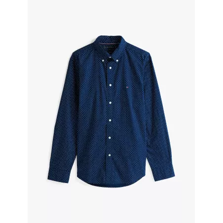 Chemise coupe standard à pois TH Flex