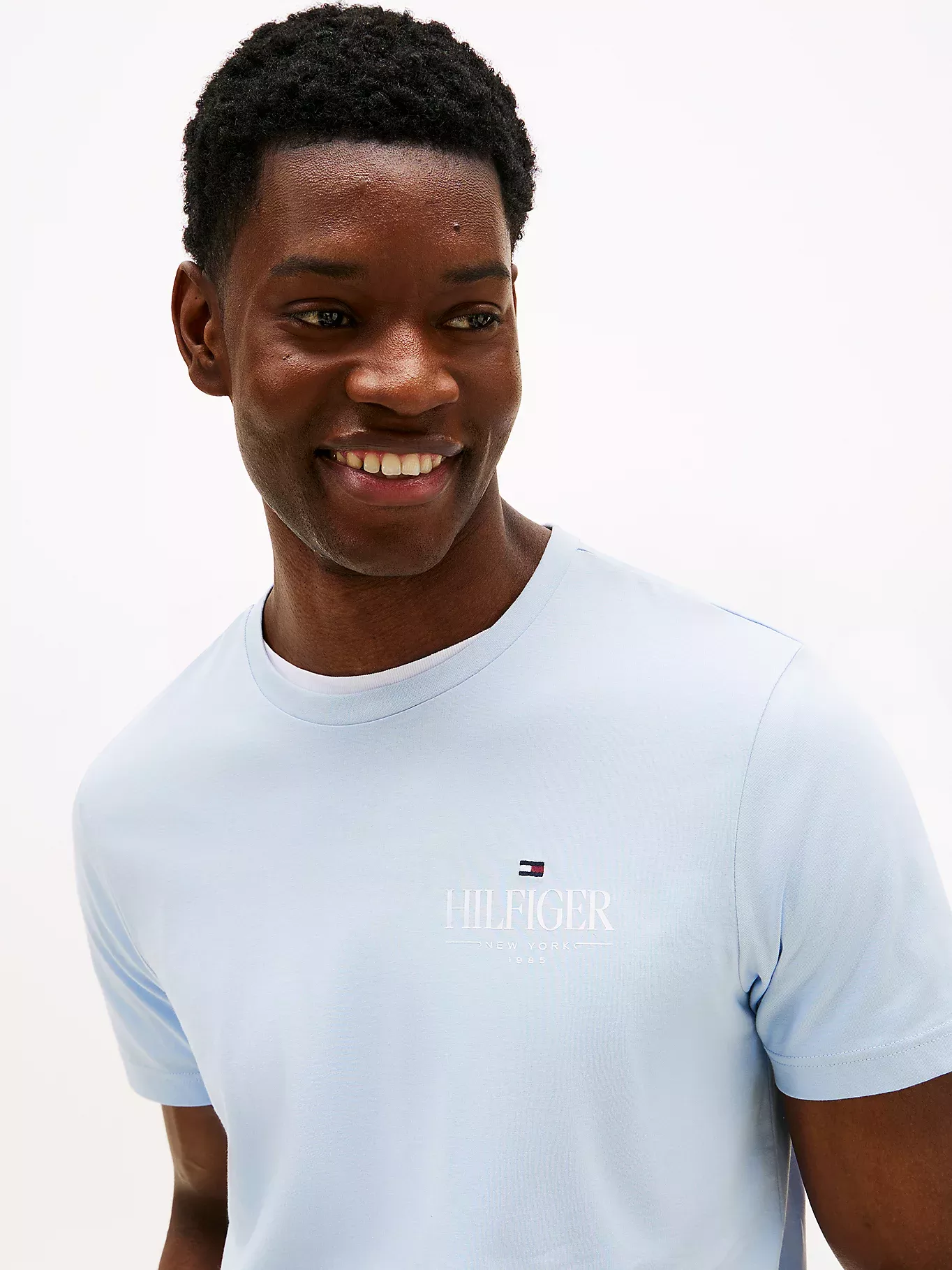 T-shirt à col ras-du-cou et logo