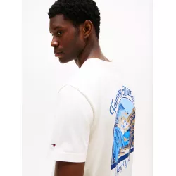 T-shirt décontracté à motif au dos