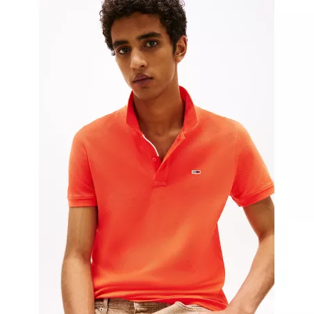 Polo ajusté à drapeau