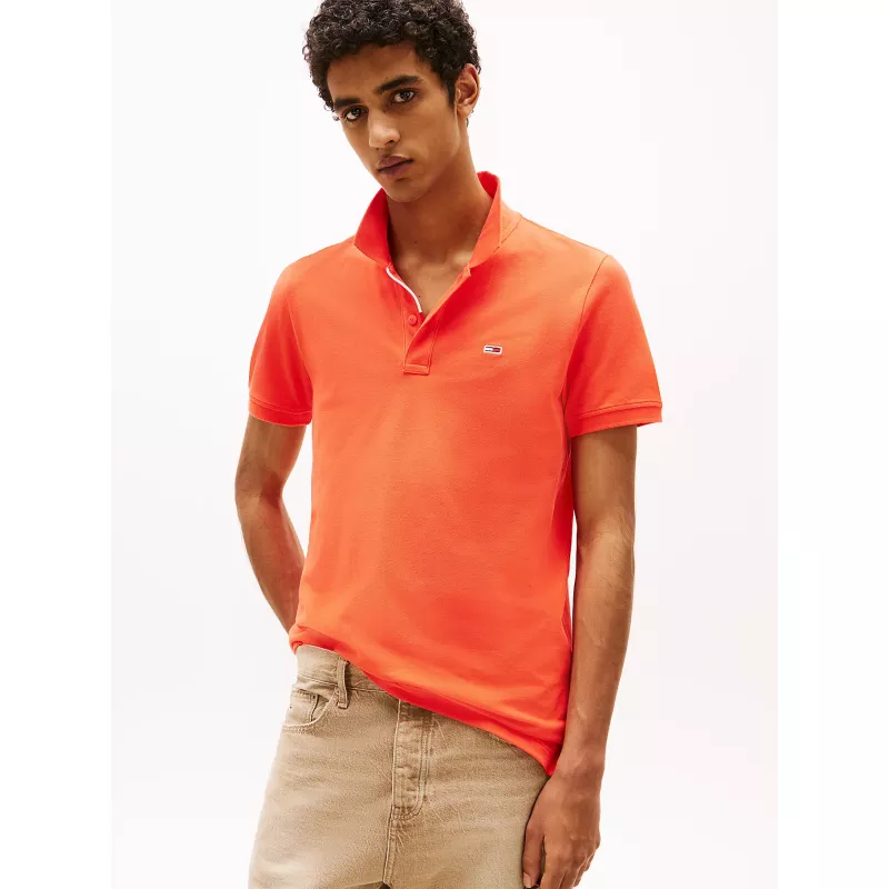 Polo ajusté à drapeau