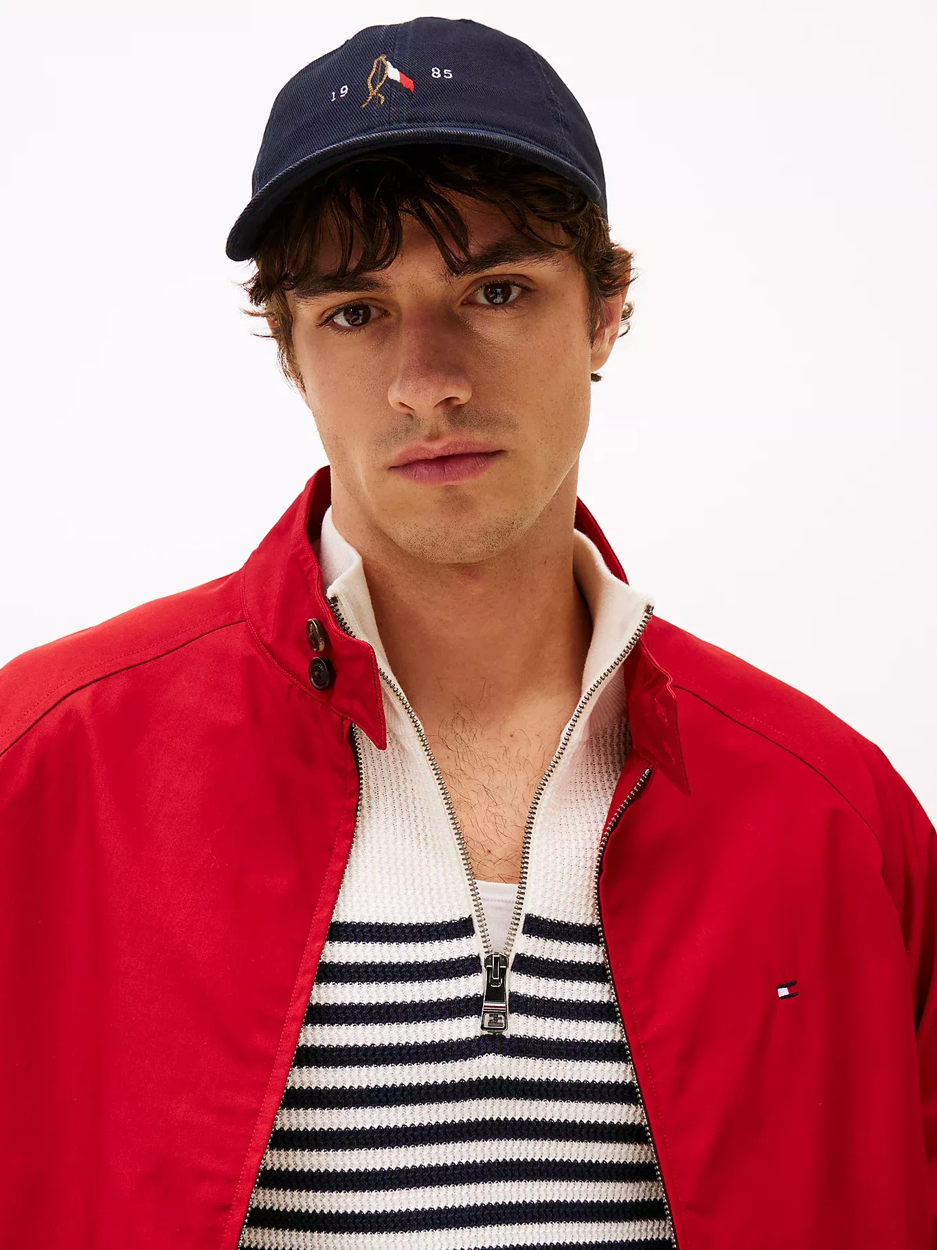 Casquette à drapeau brodé