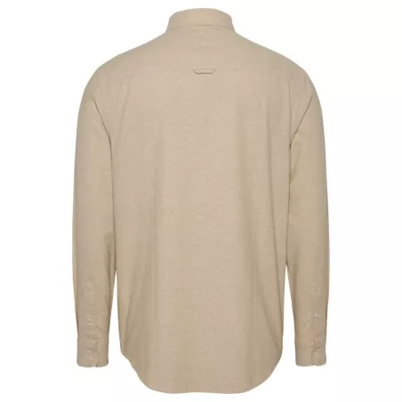 Chemise à manches longues en mélange de lin standard
