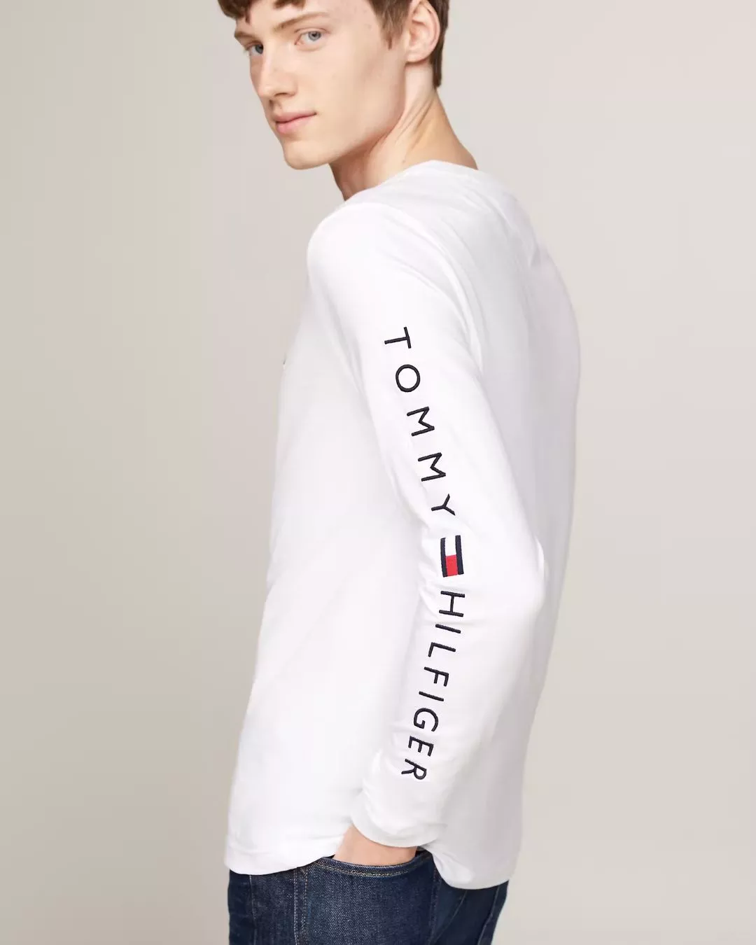 T-SHIRT À MANCHES LONGUES AVEC LOGO