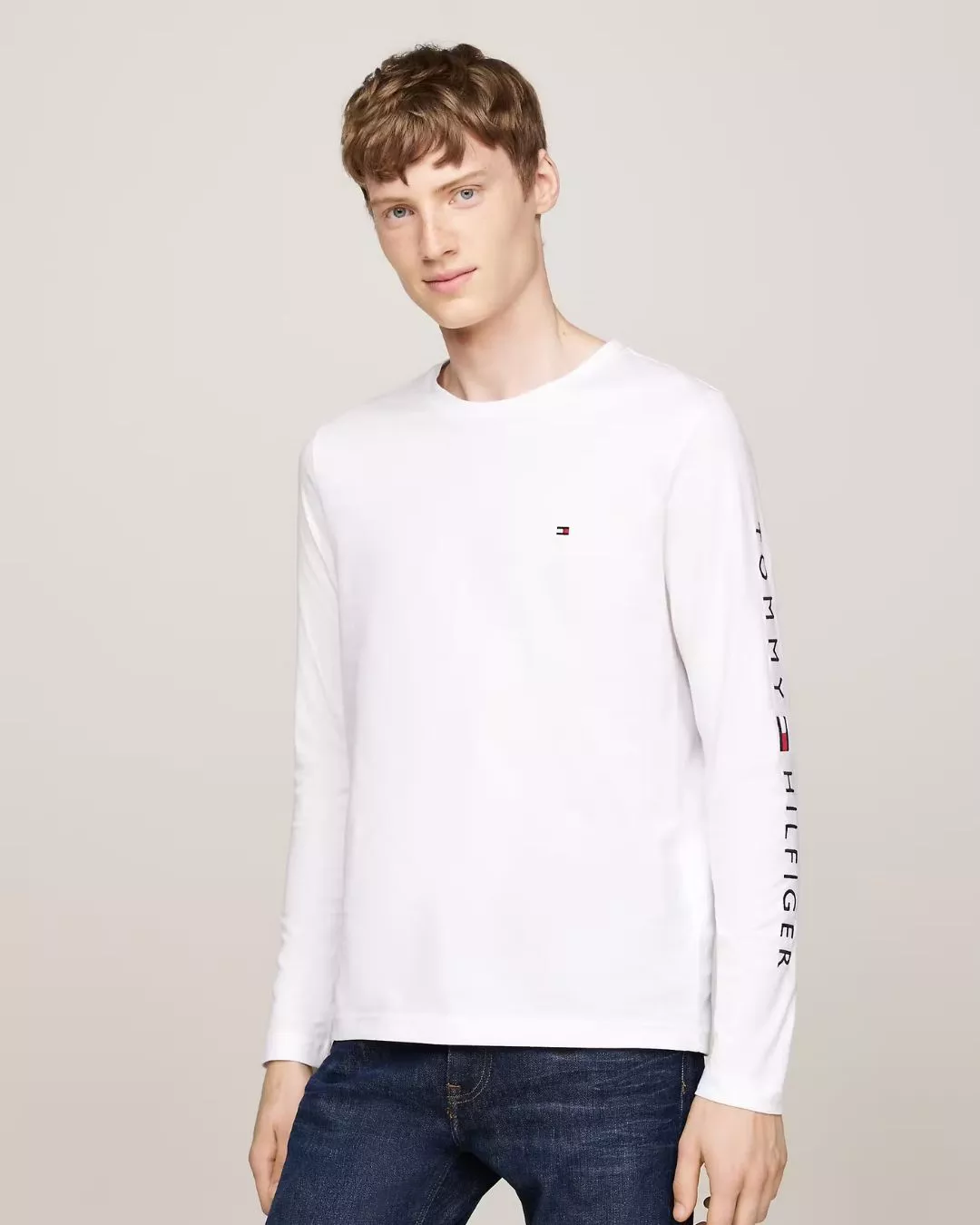 T-SHIRT À MANCHES LONGUES AVEC LOGO