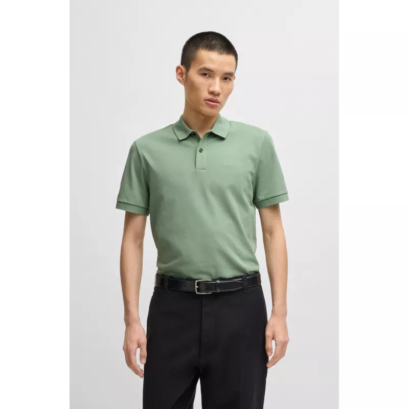Pallas Polo Regular en coton avec logo brodé