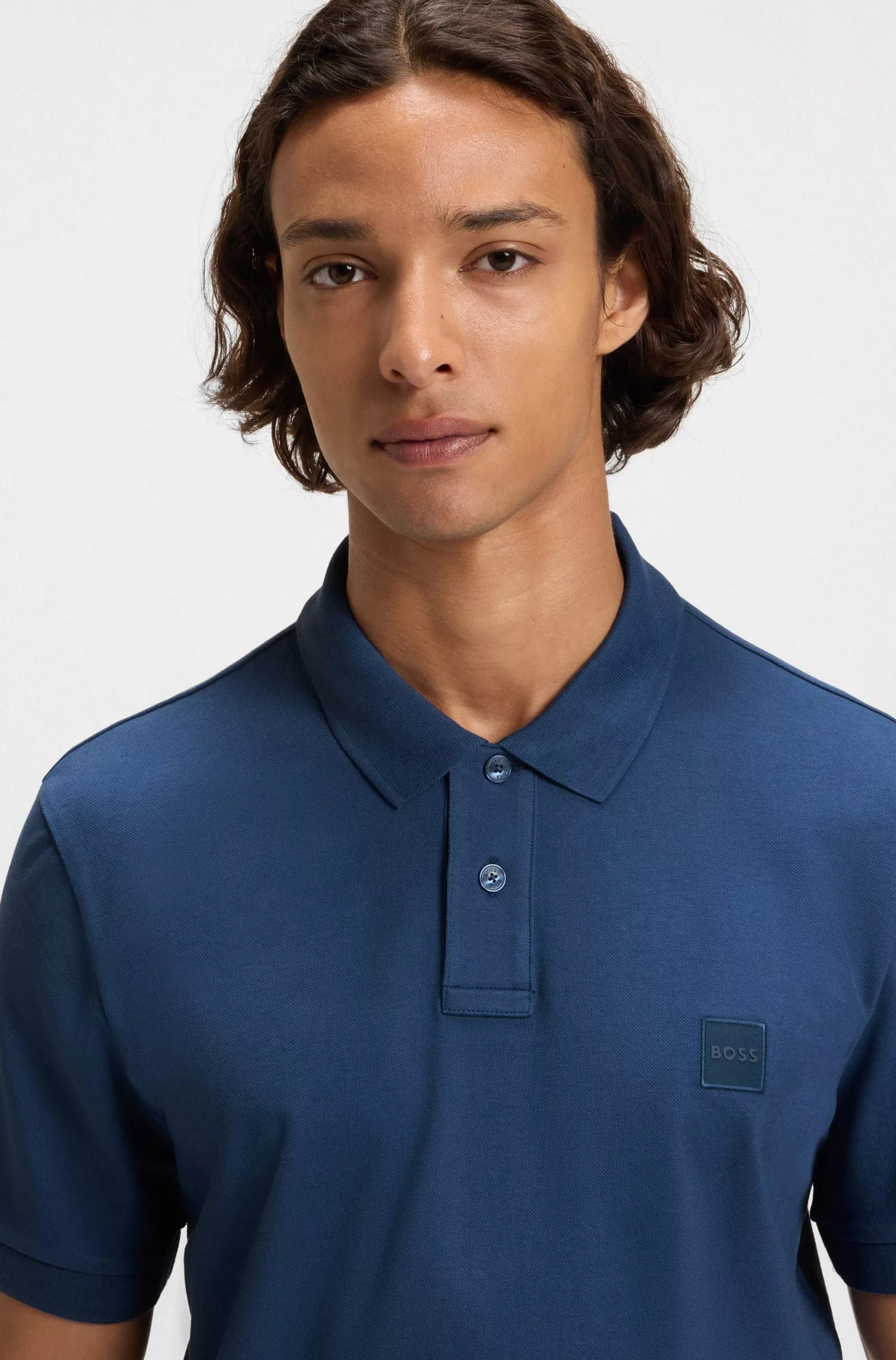 POLO SLIM FIT EN COTON STRETCH