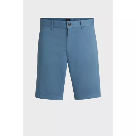 Short Slim en twill de coton stretch
