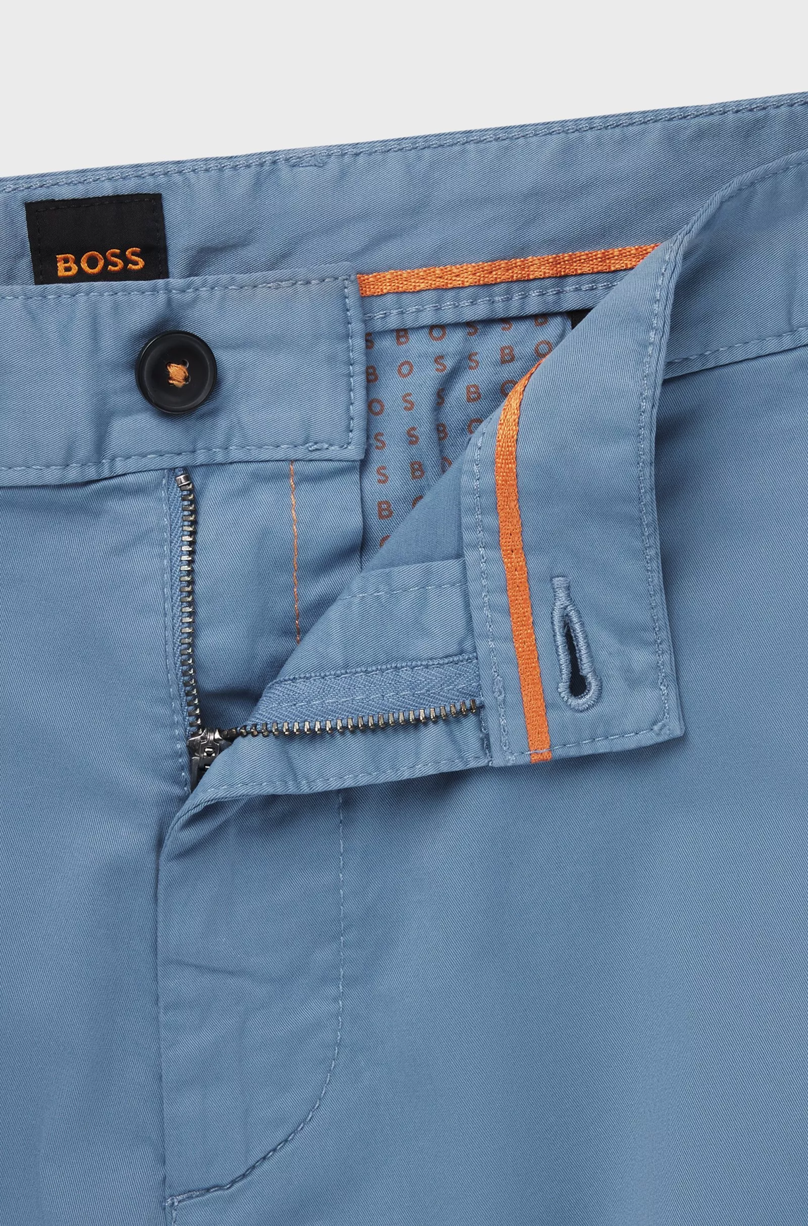 Short Slim en twill de coton stretch