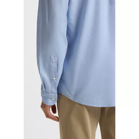 Chemise Regular en coton avec col à pointes boutonnées