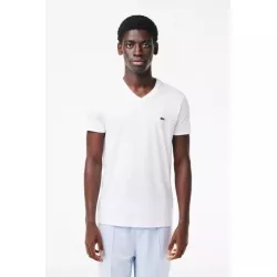 T-SHIRT COL V EN JERSEY DE...