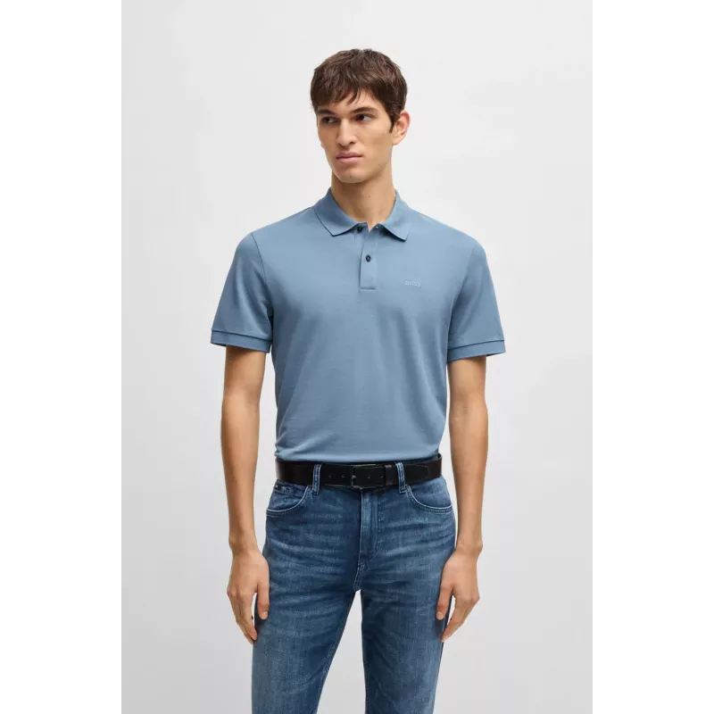 Pallas Polo Regular en coton avec logo brodé