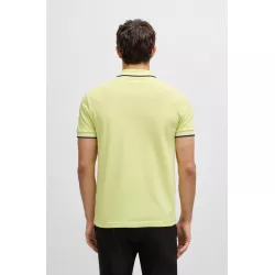 Polo Paddy en piqué de coton avec sous-col logoté