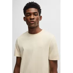 T-shirt en jersey de coton avec logo imprimé en gomme