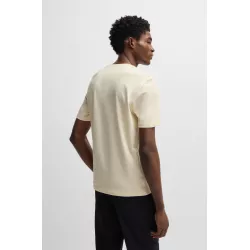 T-shirt en jersey de coton avec logo imprimé en gomme