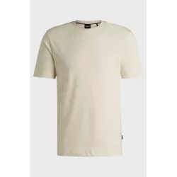 T-shirt en jersey de coton avec logo imprimé en gomme