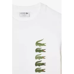 T-SHIRT REGULAR FIT AVEC CROCODILES ICONIQUES