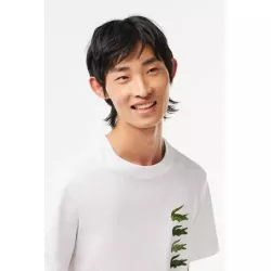 T-SHIRT REGULAR FIT AVEC CROCODILES ICONIQUES