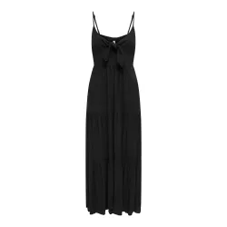 ROBE LONGUE À NŒUD