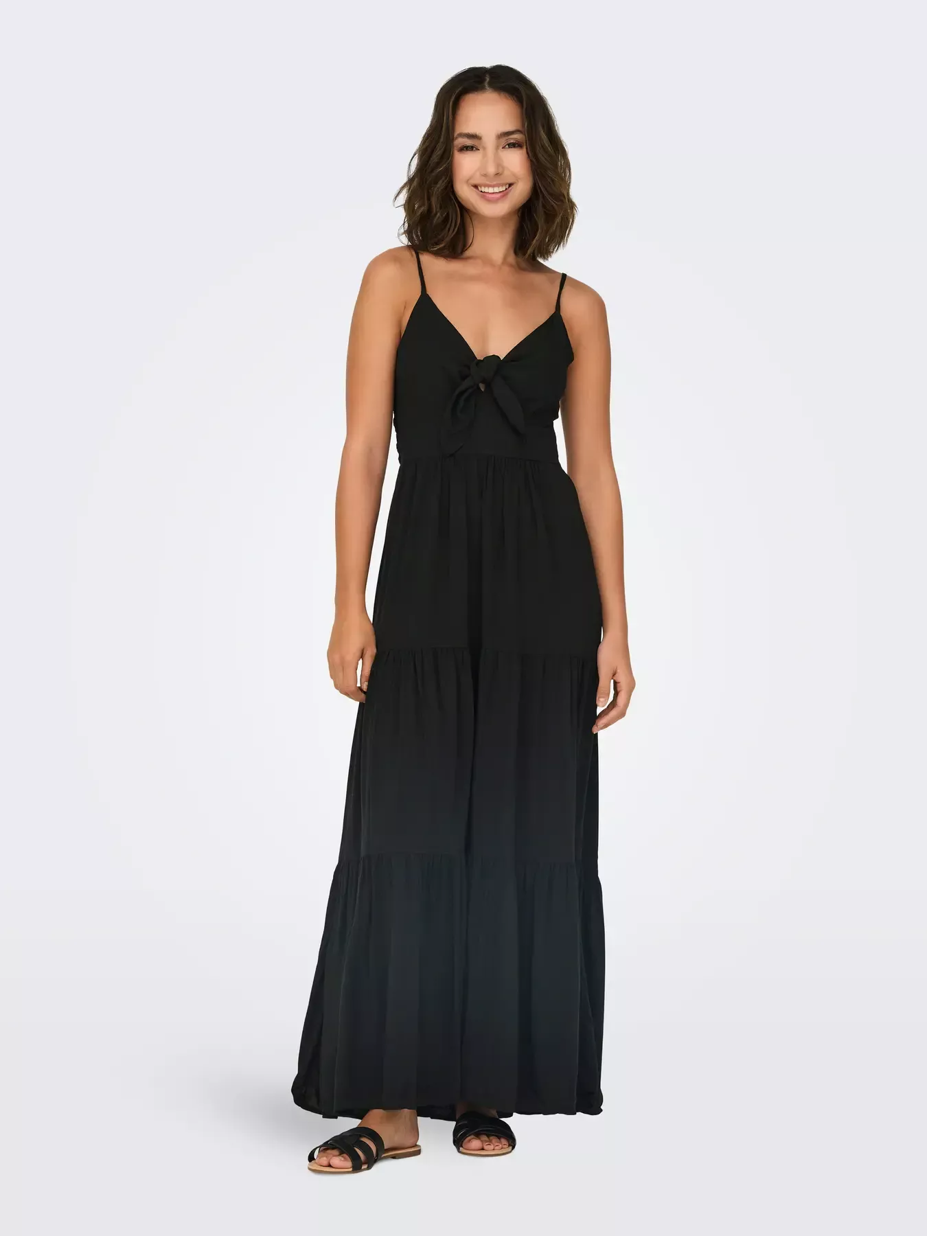 ROBE LONGUE À NŒUD