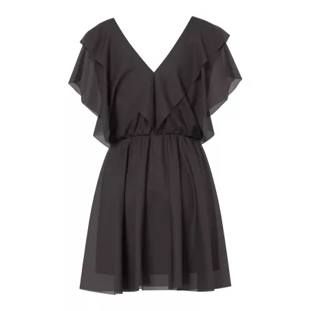 ROBE COURTE EN MOUSSELINE