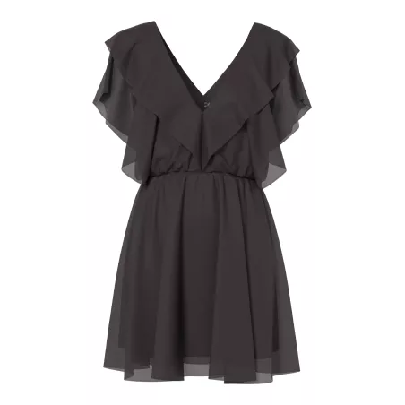 ROBE COURTE EN MOUSSELINE