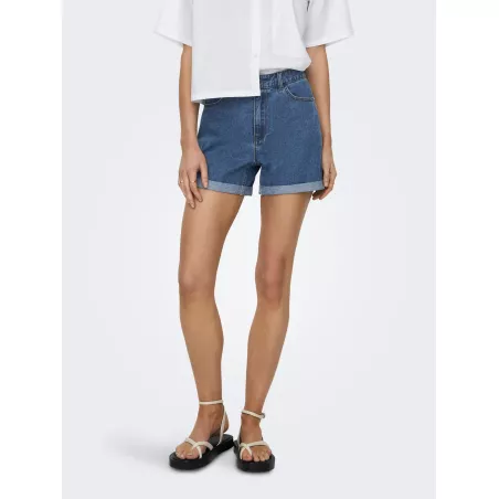 Short en jean Mom