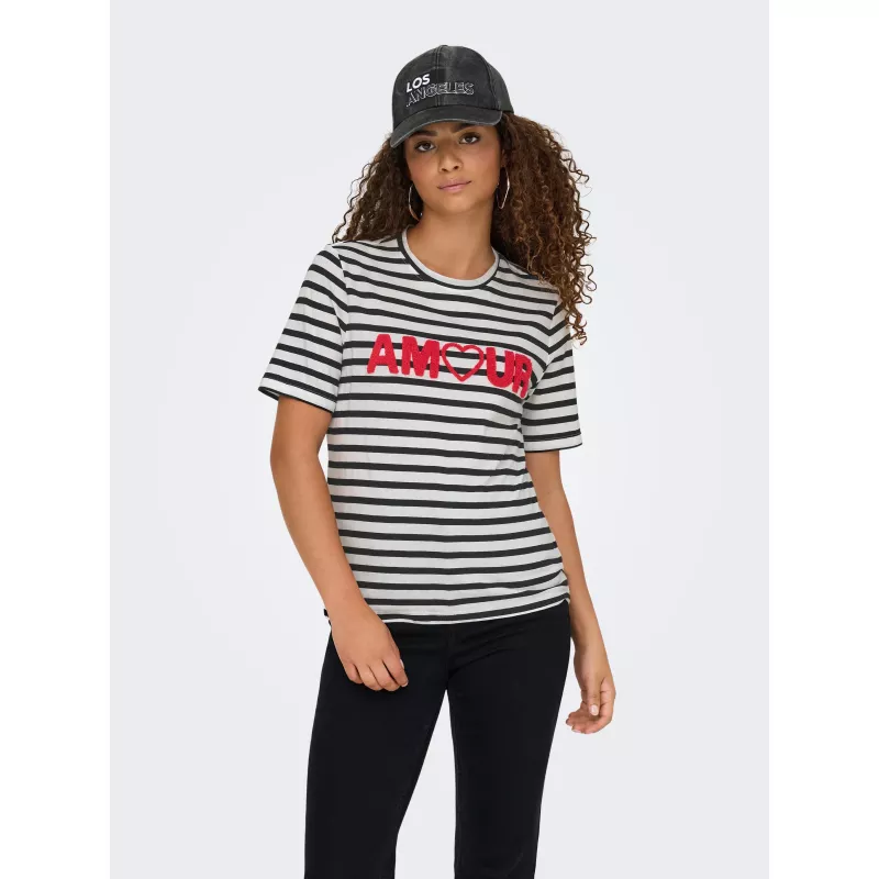 Haut à col rond Life