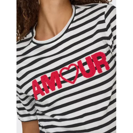 Haut à col rond Life