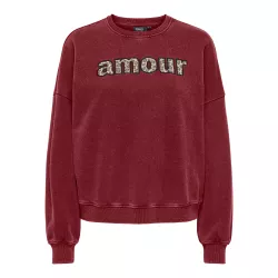 T-shirt à manches longues et col rond imprimé