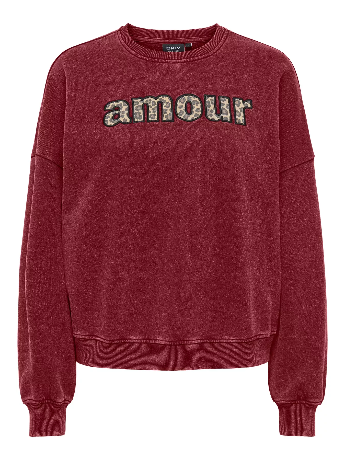 T-shirt à manches longues et col rond imprimé