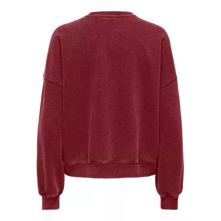 T-shirt à manches longues et col rond imprimé