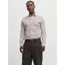 Chemise à manches longues extensible