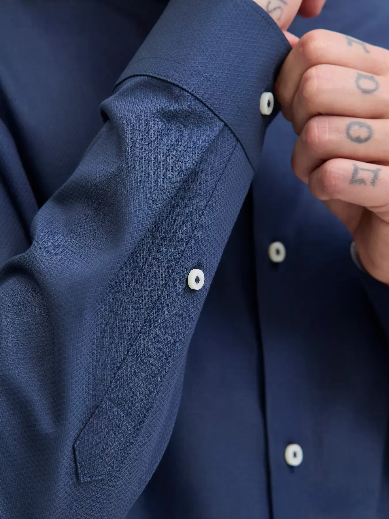 Chemise à manches longues avec détails Parker