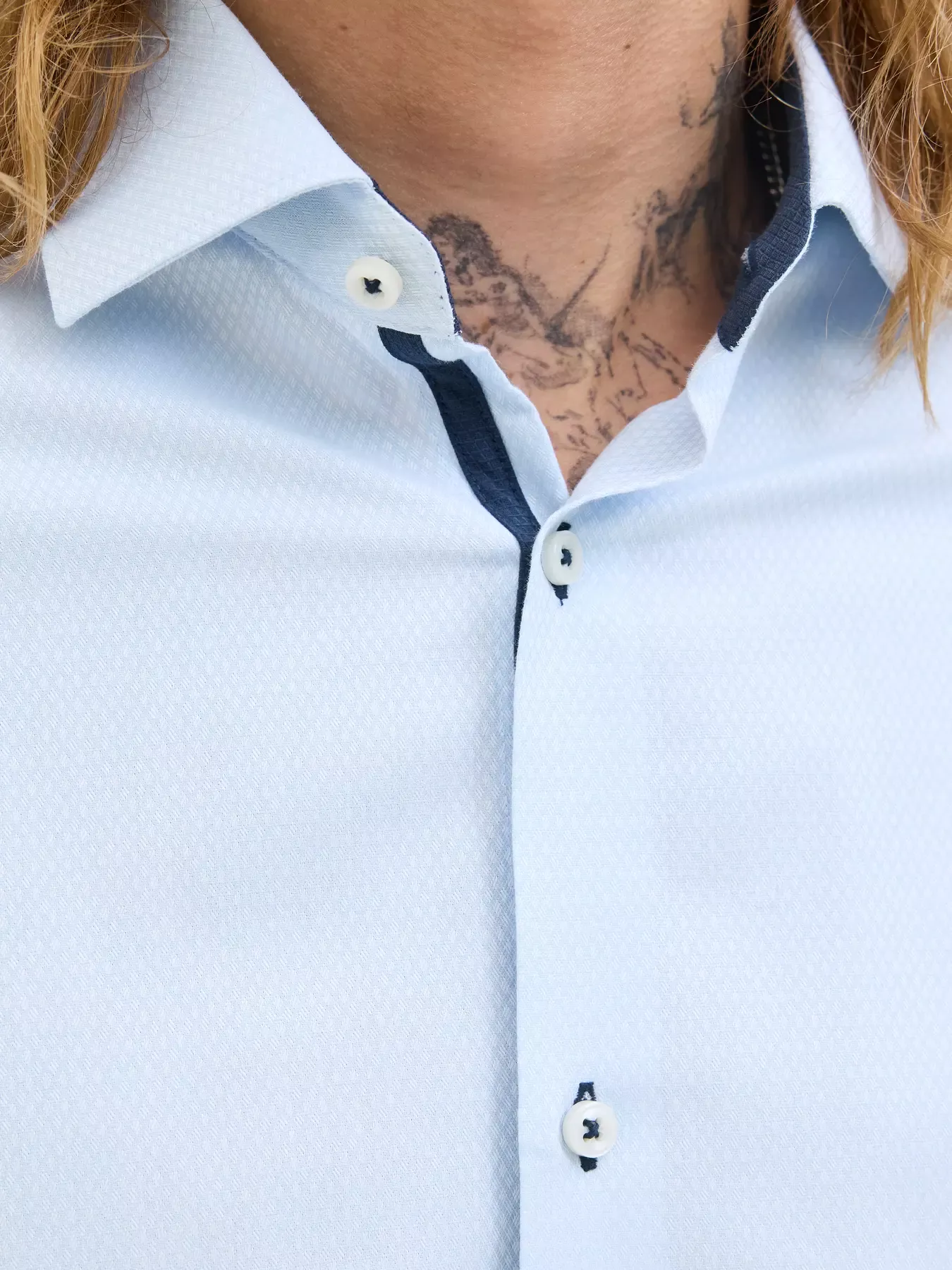Chemise à manches longues avec détails Parker