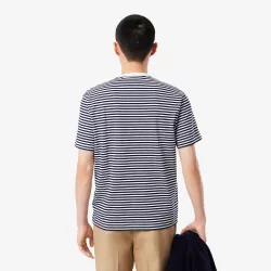 T-SHIRT À RAYURES EN COTON ÉPAIS
