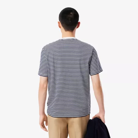 T-SHIRT À RAYURES EN COTON ÉPAIS