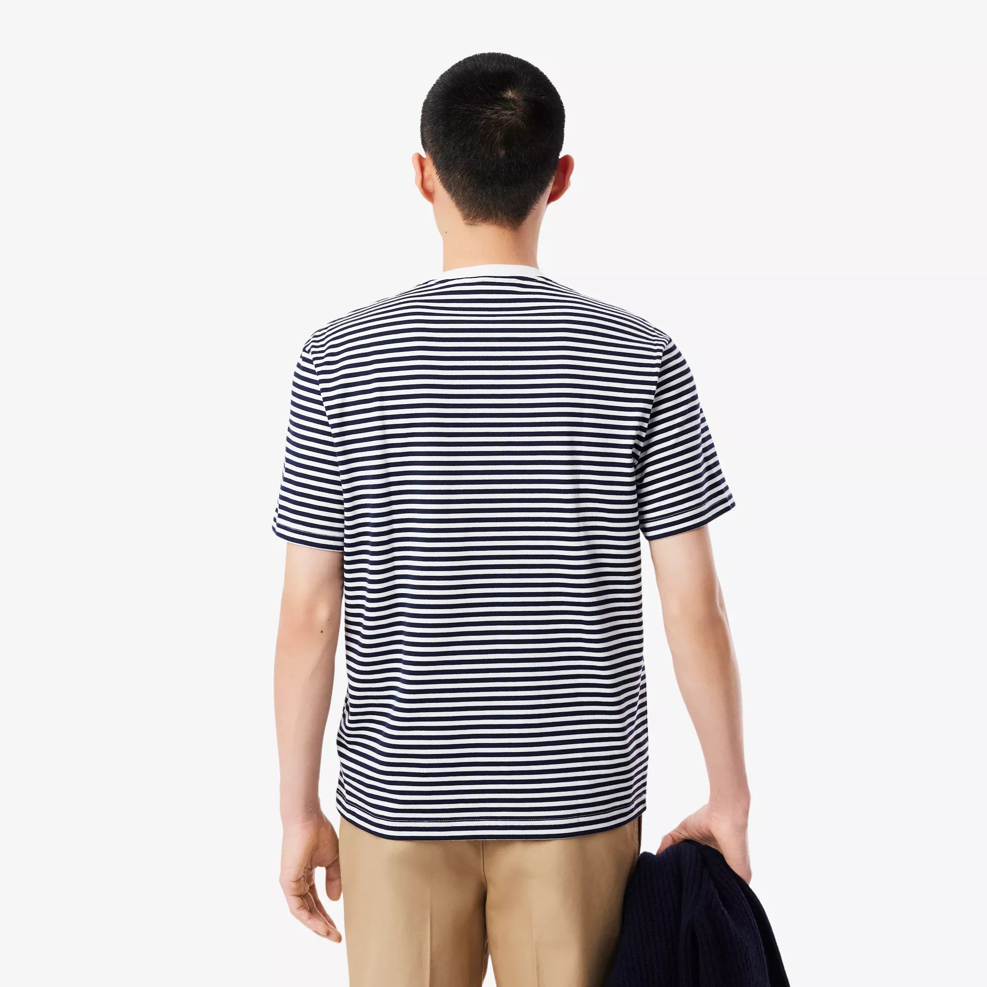 T-SHIRT À RAYURES EN COTON ÉPAIS