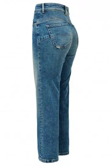 FAITH CROPPED SLIM AVEC DÉTAIL D'OURLET