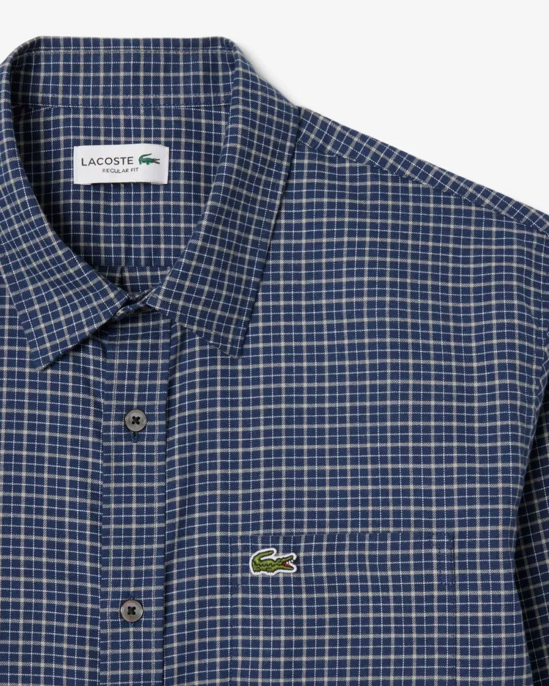 Chemise regular fit flanelle à carreaux