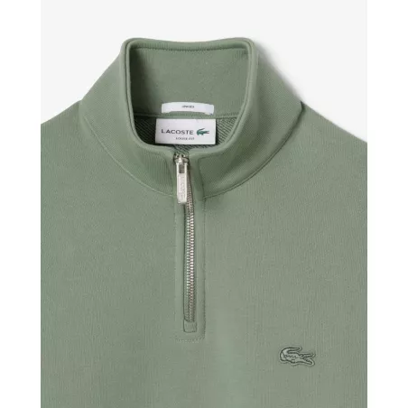 Sweatshirt col zippé molleton épais